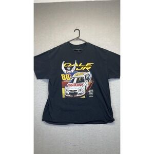 Dale Earnhardt Jr Shirt‎ Mens 2XL Black NASCAR Racing 88 National Guard Tee